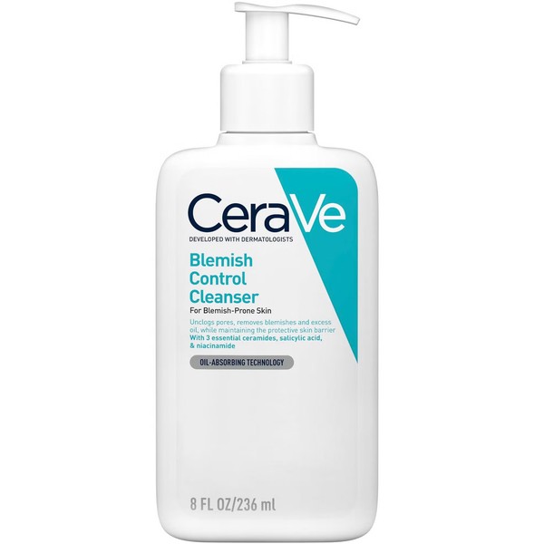 CeraVe Blemish Control Face Cleanser for Blemish-Prone Skin 236ml