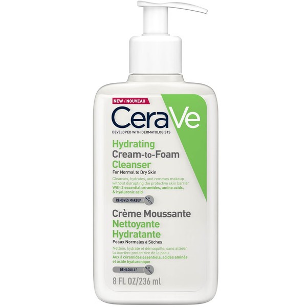 CeraVe Hydrating Cream to Foam Cleanser 236ml