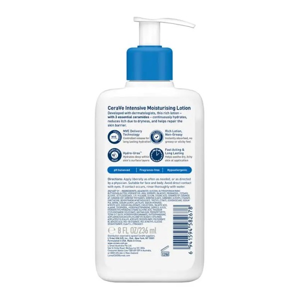 CeraVe Intensive Moisturizing Lotion 236ml thumbnail 2