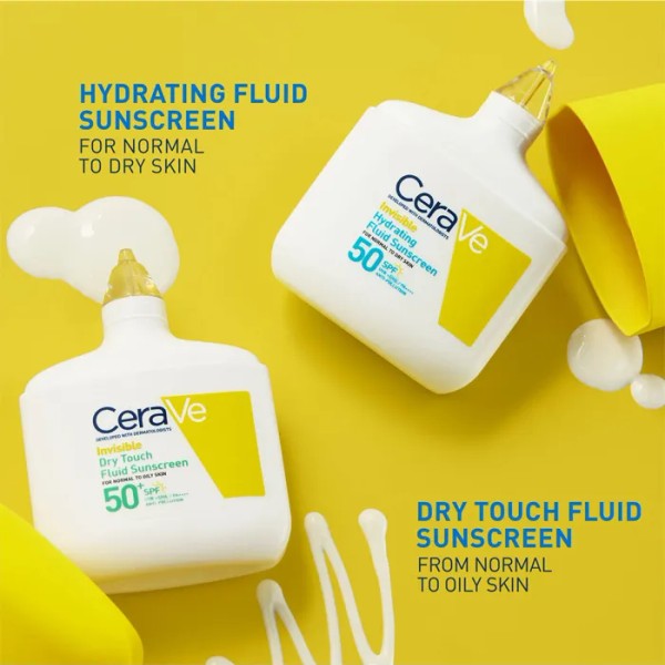 CeraVe Invisible fluid SunScreen SPF50 50ml Normal to Oily Skin thumbnail 2